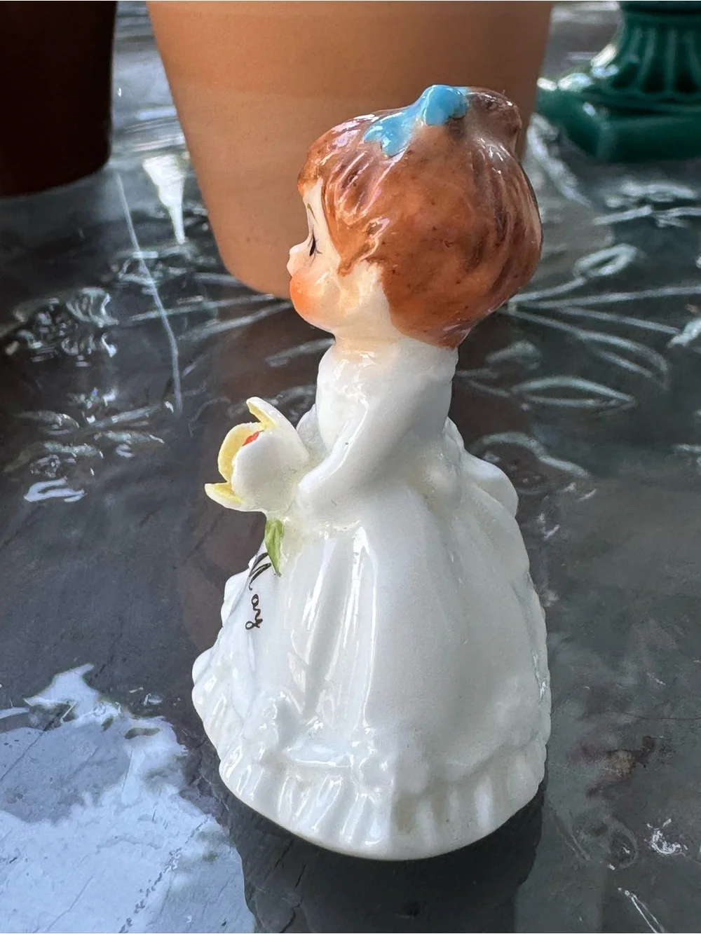Vintage 1950’s Napco May Birthday Girl of the Month Miniature Porcelain Figurine